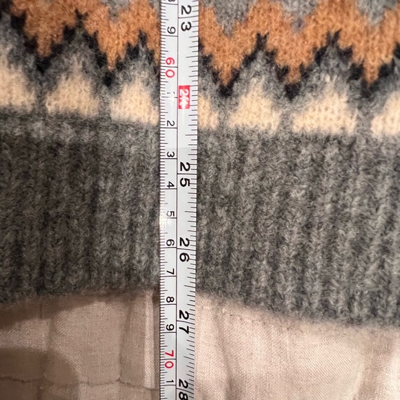 🔥NWOT Lucky Brand Men's Intarsia Nordic Sweater. Size M - Picture 12 of 13